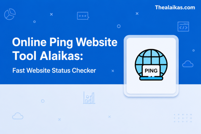 Online Ping Website Tool Alaikas